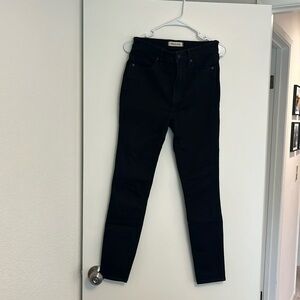 Madewell Black skinny jeans